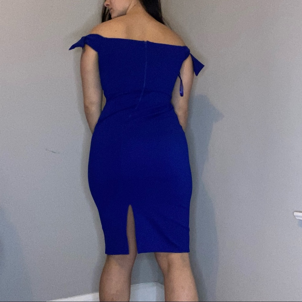 Superdown x Revolve Shae Off The Shoulder Cocktail Midi Dress Size Medium - Picture 6 of 15
